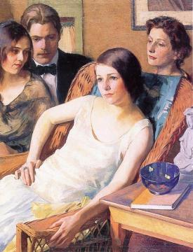 Soirée Intime Artwork by Ivan G. Olinsky