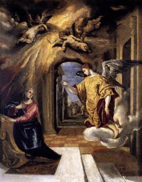 The Annunciation Artwork by El Greco