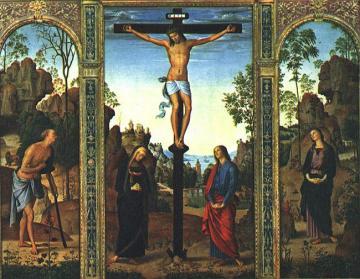The Galitzin Triptych Artwork by Pietro Perugino