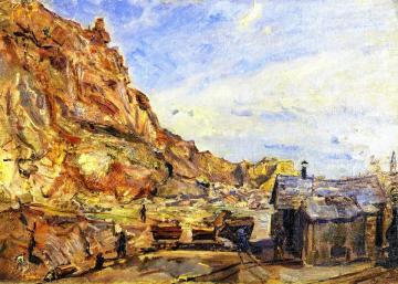 The Quarry at Albersweiler Artwork by Max Slevogt