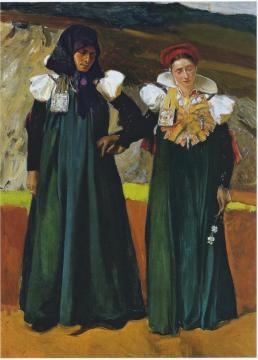 Types from the Anso Valley Artwork by Joaquin Sorolla y Bastida