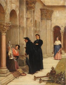 Art lovers Artwork by Philip Hermogenes Calderon
