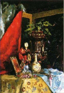 Still Life With Asian Objects Artwork by Julius LeBlanc Stewart