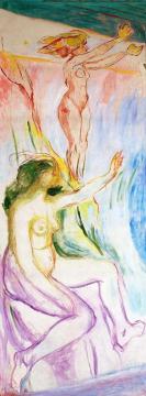 Women Turned towards the Sun Artwork by Edvard Munch