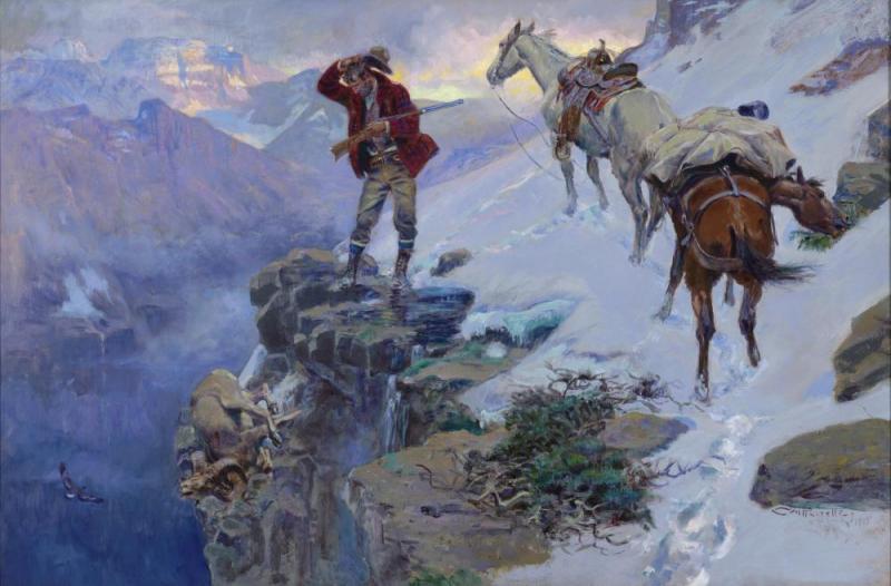 Meat's Not Meat Till It's In The Pan Artwork by Charles Marion Russell