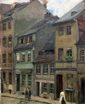 Parochial Street 27-31, Berlin Artwork by Franz Skarbina