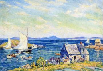 Fisherman's Hut Artwork by Charles Ebert