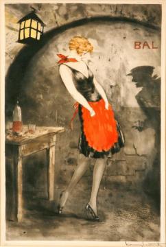 Apache Dancer Artwork by Louis Icart