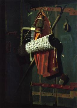 Fish House Door With Eel Basket Artwork by John Frederick Peto