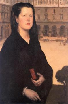 Retrato De Mujer Artwork by Fernando Alvarez Sotomayor