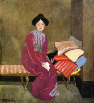 Portrait Of Gabrielle Artwork by Felix Vallotton