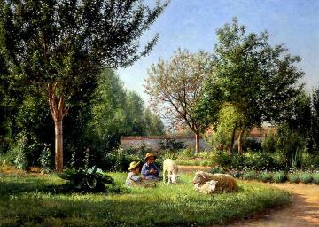 Le Jardin De L'artiste Artwork by Jean Ferdinand Chaigneau