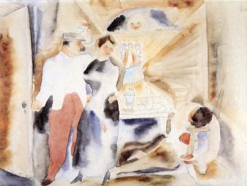 Le Debut de Nana Artwork by Charles Demuth