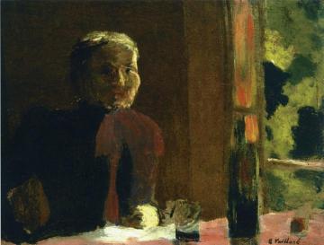 Madame Vuillard at Table Artwork by Edouard Vuillard