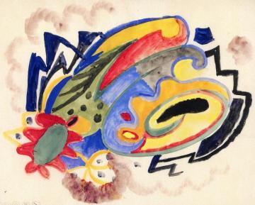 Abstract Pattern I Artwork by August Macke