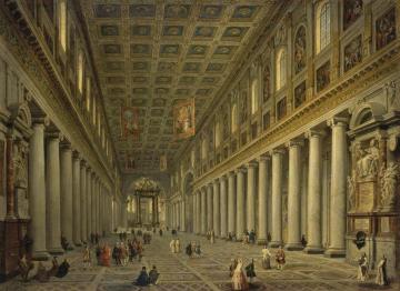 Interior of the Santa Maria Maggiore in Rome Artwork by Giovanni Paolo Pannini