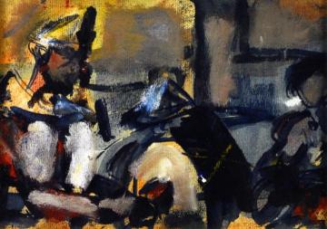 A Parade (study) Artwork by Georges Rouault