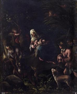 The Flight into Egypt Artwork by Francesco Bassano  the Younger