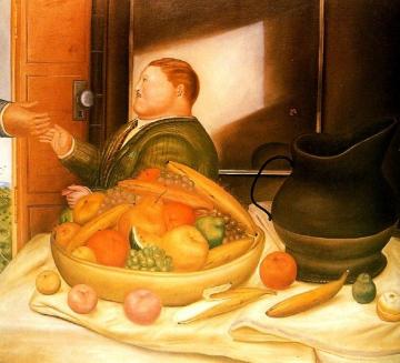 Buongiorno Signor Botero Artwork by Fernando Botero
