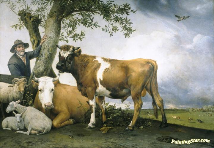 The bull Artwork by Paulus Potter