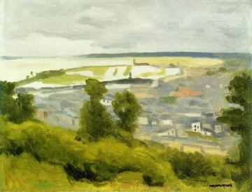 General View of Honfleur Artwork by Albert Marquet