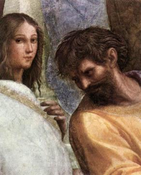 The School of Athens (detail 5) (Stanza della Segnatura) Artwork by Raphael