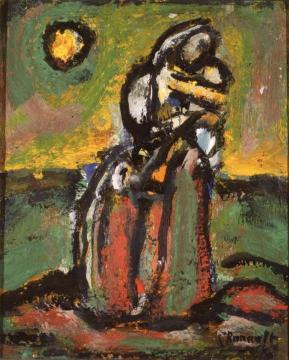 Old Faubourg Artwork by Georges Rouault