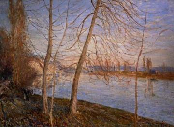 Winter Morning - Veneux Artwork by Alfred Sisley