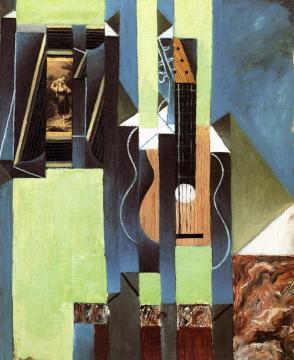 The Guitar Artwork by Juan Gris
