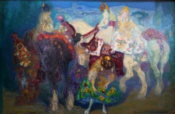 Night In Valencia Artwork by Hermen Anglada Camarasa