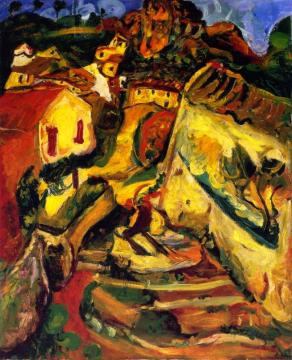 Landscape At Cagnes Artwork by Chaim Soutine
