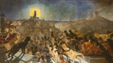 The Apotheosis Of The Cats Artwork by Theophile-Alexandre Steinlen