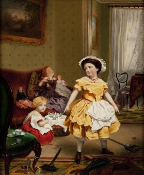 My Turn To Play Mother Artwork by Sophie Anderson
