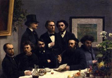 The Corner Of The Table Artwork by Henri Fantin-Latour