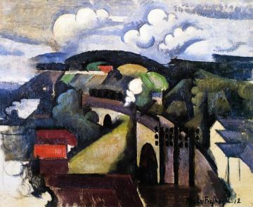 The Meulan Viaduct Artwork by Roger de la Fresnaye
