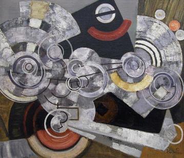 Fanny Machine Artwork by Frantisek Kupka