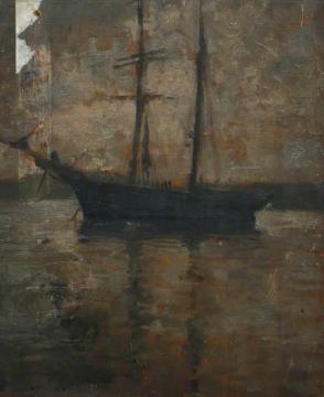 Julie Of Nantes (sketch) Artwork by Henry Scott Tuke