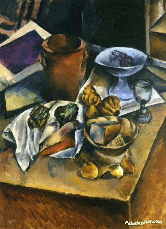 Still Life With Artichokes Artwork by Henri Hayden