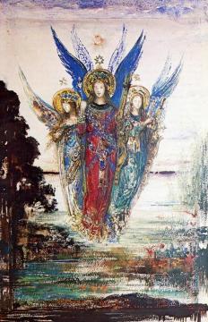 Voices Of Evening Artwork by Gustave Moreau