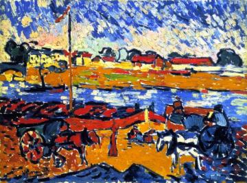 The Seine At The Pecq Bridge Artwork by Maurice De Vlaminck
