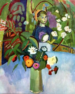 Among the Flowers Artwork by Raoul Dufy