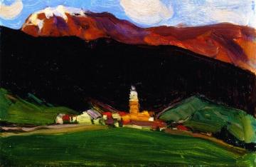 Tinzen (Oberhalbstein), Switzerland Artwork by Clarence Gagnon