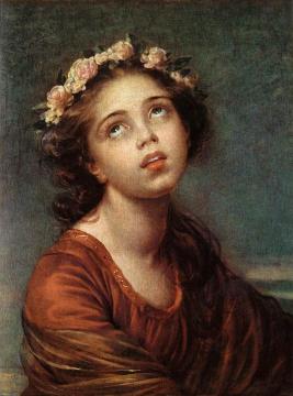 The Daughter's Portrait Artwork by Elisabeth Vigee Le Brun