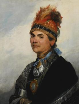 Joseph Brant Artwork by Gilbert Stuart