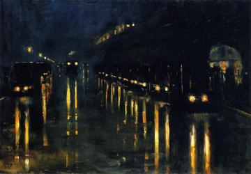 Hochbahnhof Bülowstraße Artwork by Lesser Ury