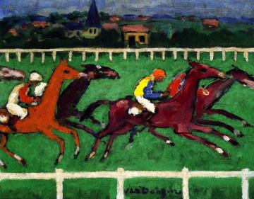 Race At Deauville Artwork by Kees Van Dongen