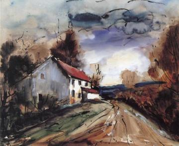 Forest House Artwork by Maurice De Vlaminck