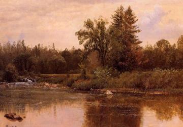 Landscape, New Hampshire Artwork by Albert Bierstadt