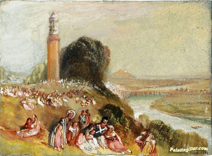 The Lanterne at St-Cloud Artwork by Joseph Mallord William Turner