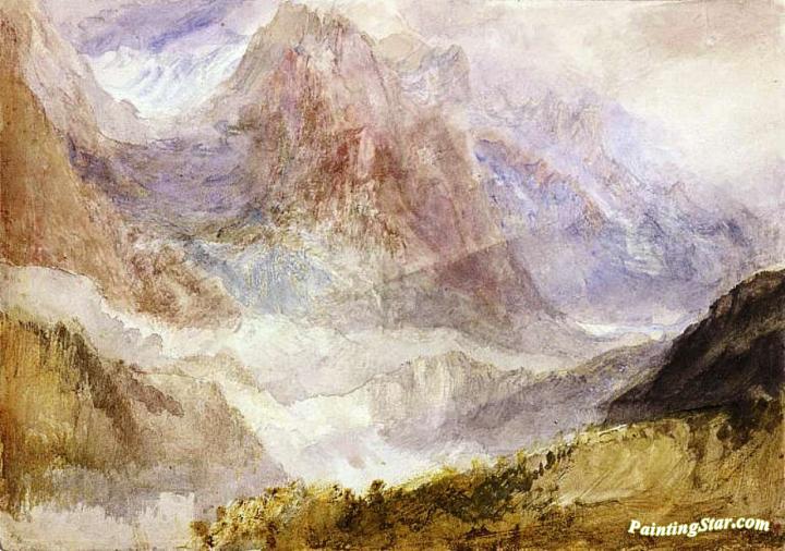 Monte Rosa (or the Mythen, near Schwytz) Artwork by Joseph Mallord William Turner